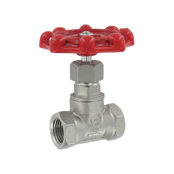 Hand operated globe valve, 1/4in female NPT, Cv of 0.6.